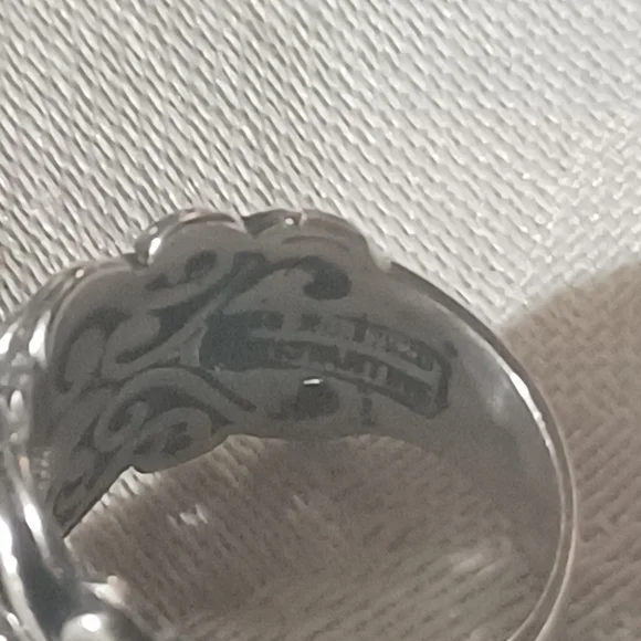 Konstantino Diamond Scroll Ring, SS &18k, Size 5.5 - Picture 9 of 13